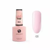Закрепитель для гель-лака Milk Top №03 Молочно-розовый ADRICOCO, 8 мл